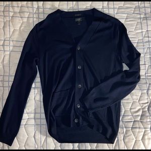 J Crew Navy Blue Cardigan